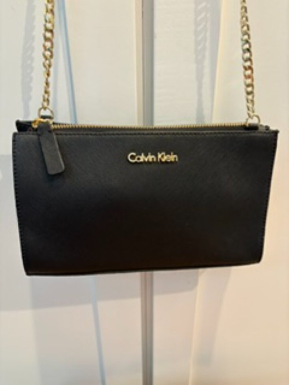 CALVIN KLEIN sateen shoulder bag NWOT